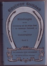 Oldenburger stutbuch band i - stutbuch,