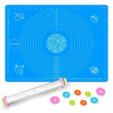 Edelstahl-Teigrolle mit