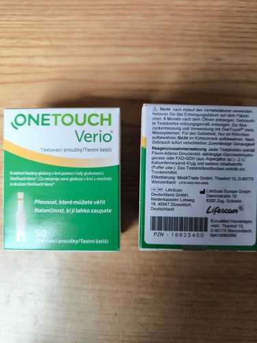 One touch verio - touch, teststreifen