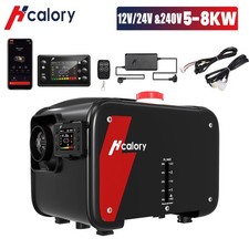 Hcalory 8KW DieselHeizung 12V/24V&-240V Adapter Standheizung Lufterhitzer APP