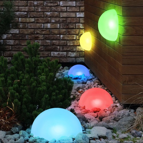 5er set rgb led solar - 5er,