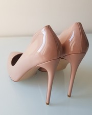 High Heels, Damenpumps, Gr 44, Stiletto ca.12 cm, Beige, Stöckelschuhe