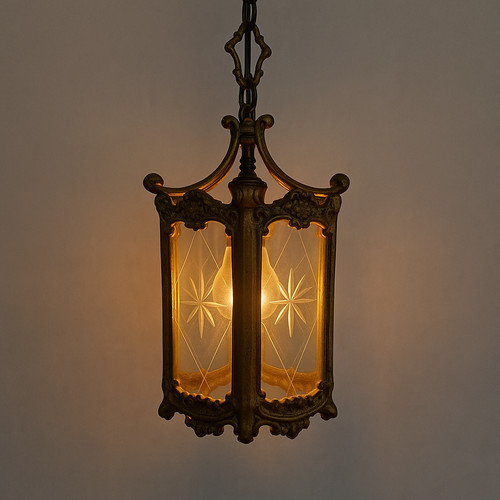 Antike jugendstil deckenlampe - antike,