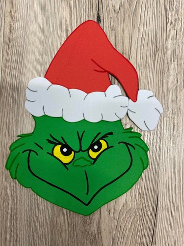 Moosgummi grinch kopf - grinch,