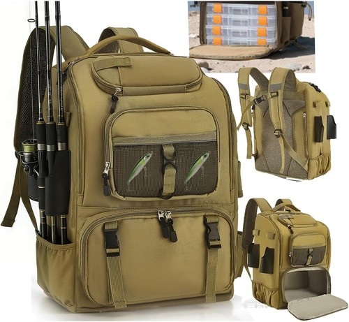 Angeltasche mit rutenhaltern - angeltasche,