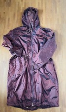 Parka Jacke Anorak OYSHO braun bronze metallic Größe S/M leicht halblang