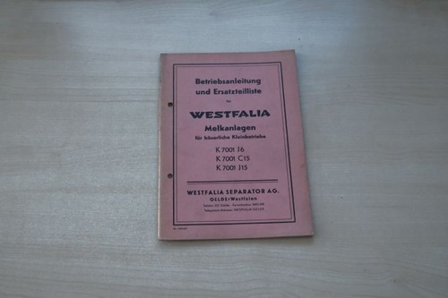 193126 westfalia melkanlage - westfalia,
