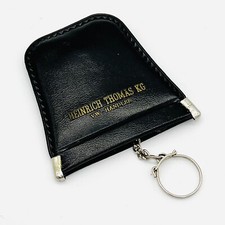 HEINRICH THOMAS KG VW HÄNDLER KEYCHAIN DEALER VINTAGE BLACK BEETLE BUS BULLI BUG