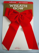 Weihnachts Kranzschleife roter