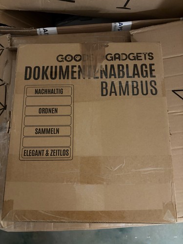 Dokumentenablage aus bambus - aus,