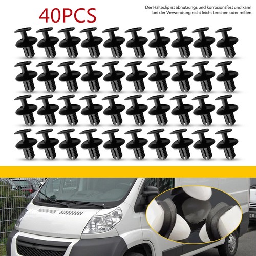 40x spreizniete clips klipse - spreizniete,