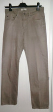 coole bequeme weiche Herren- MAC-Stretch-Hose beige helloliv hellkhaki Gr. 32/34