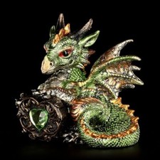 Drachen Figur - Malachite mit