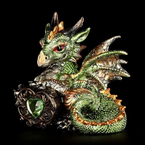 Drachen figur malachite - figur, mit