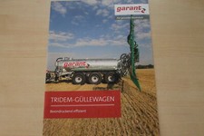 159072) Garant Kotte Tridem Güllewagen Prospekt 10/2013
