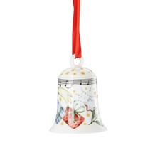 Hutschenreuther Sammelserie Weihnachtslied 2025 Porzellanglocke 7 cm Alle Jahre