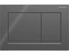 GEBERIT Omega20 (ex Omega30) Betätigungsplatte, 2-Mengenspülung, Square, schwarz