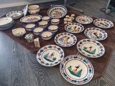 Altes Set von Henriot Quimper