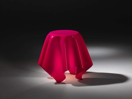 Beistelltisch aus acrylglas - beistelltisch,