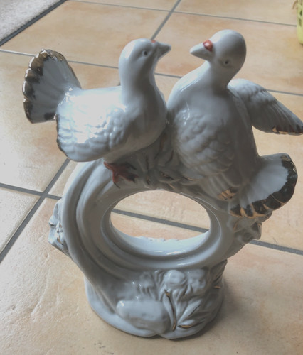 Porzellanfigur tauben gut als - porzellanfigur,