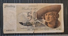 50 Fünfzig Deutsche Mark DM 1948 