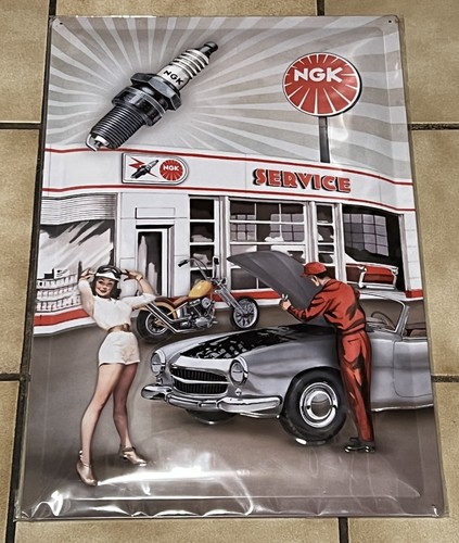 Ngk blechschild vintage - ngk,