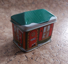 Alte kleine blechdose santa - alte,