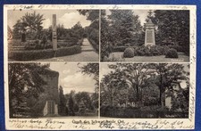 AK, Schwarzheide Ost, 1941, Denkmal, Schule, Kirche, Park, Lauchhammer, Ruhland
