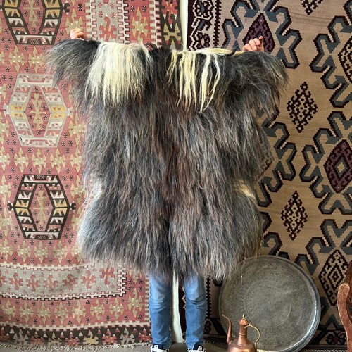 Natürlicher angora ziegenfell - natürlicher,