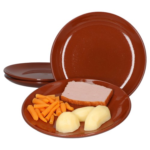 4er set ton kuchenteller - set, ton-kuchenteller