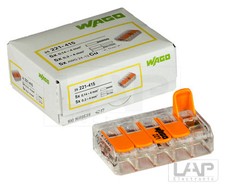Wago 221-415 Klemmen Dosenklemmen Hebelklemmen Klemme 5-100 Stück