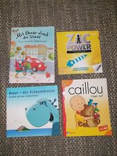 4 Kleine Bücher (ähnlich pixi) caillou .zac power. Beppi schaumdrache .Oscar