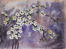 Original Aquarell Malerei