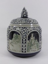 Dümler & Breiden Höhr Vintage Bowle Bowletopf Burgansichten Reliefdekor