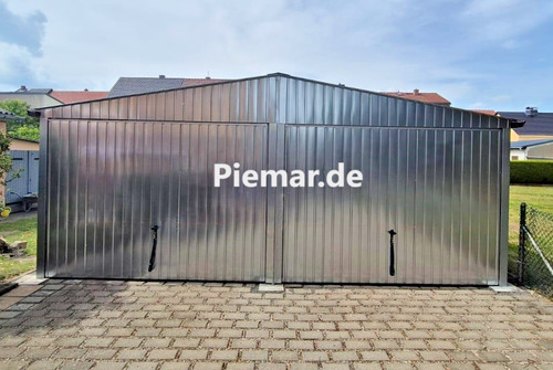 Blechgarage 5x6m doppelgarage - 5x6m,