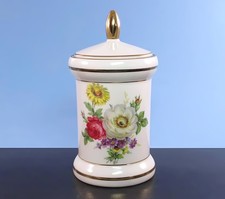 Deckeldose Royal Bavaria KM Porzellan Schmuckdose Blumendekor H 165 mm Rarität