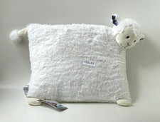 Tchibo Schaf / Lamm Kissen mit Pyjamafach TCM Kuschelkissen Stofftier (T232)