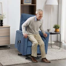 Elektrisch Massagesessel Relaxsessel Liegefunktion Sessel Aufstehhilfe für älter