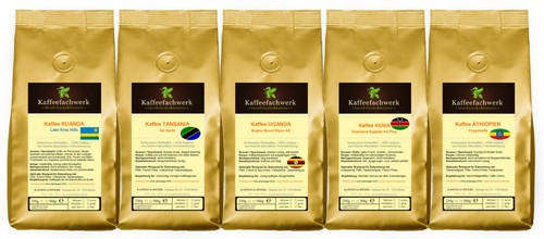 Afrika kaffee probierpaket - kaffee,