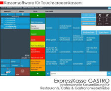 TSE KASSENSOFTWARE EXPRESSKASSE GASTRO 50 TISCHE GASTRONOMIE BISTRO RESTAURANT