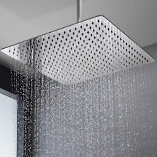 Edelstahl Duschkopf 40x40cm Regendusche Kopfbrause Quadratisch Dusch Brausekopf