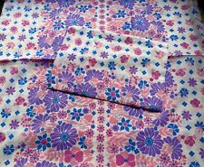 DDR Bettwäsche NUR 2 Kissen Blumenmuster UNBENUTZT /P26.2/2