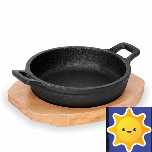 Servierpfanne gusseisen rund - gusseisen,