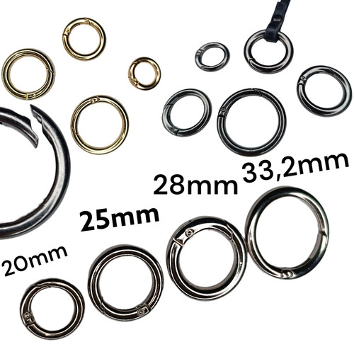 Rundkarabiner schlüsselringe - rundkarabiner,