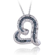 0.50ct Tdw Blau & Weiss