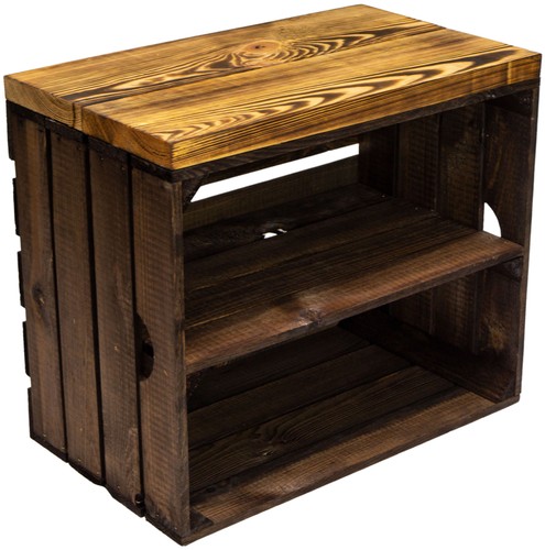 Sitzkiste holz mit stauraum - sitzkiste,