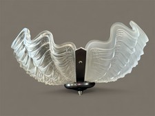 Art Deco Muschel Muschel Glas