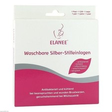 2x ELANEE Stilleinlagen Silber