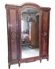 Kleiderschrank Wäscheschrank  antik Mahagoni Louis XVI Napoleon III Empire Paris