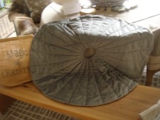Edle graue Samt Baumdecke
